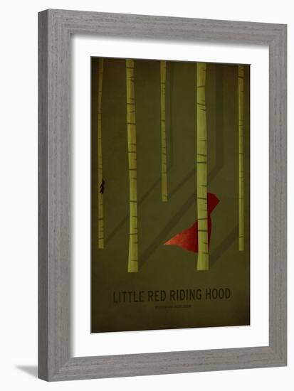 Little Red Riding Hood-Christian Jackson-Framed Art Print