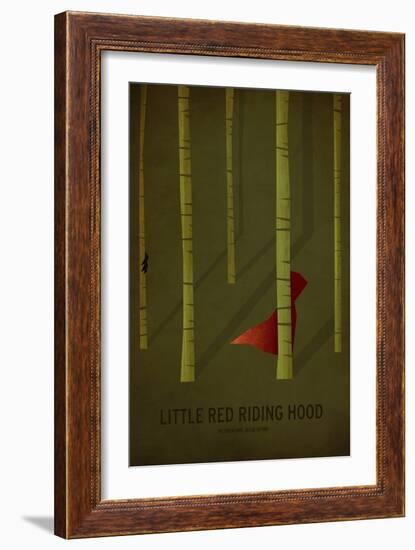 Little Red Riding Hood-Christian Jackson-Framed Art Print