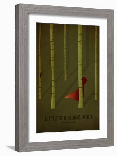 Little Red Riding Hood-Christian Jackson-Framed Premium Giclee Print