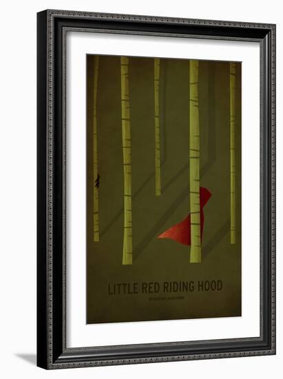 Little Red Riding Hood-Christian Jackson-Framed Premium Giclee Print