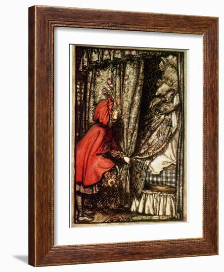 Little Red Riding Hood-Arthur Rackham-Framed Giclee Print