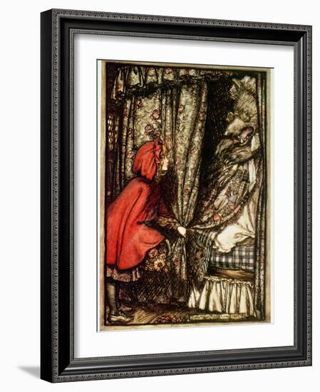 Little Red Riding Hood-Arthur Rackham-Framed Giclee Print