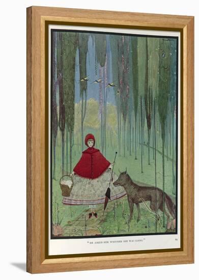 Little Red Riding Hood-null-Framed Premier Image Canvas