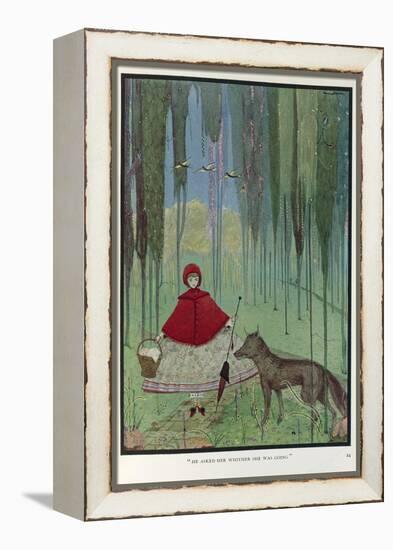 Little Red Riding Hood-null-Framed Premier Image Canvas