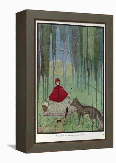 Little Red Riding Hood-null-Framed Premier Image Canvas