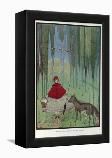 Little Red Riding Hood-null-Framed Premier Image Canvas