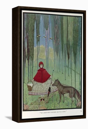 Little Red Riding Hood-null-Framed Premier Image Canvas