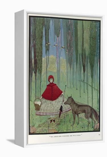 Little Red Riding Hood-null-Framed Premier Image Canvas