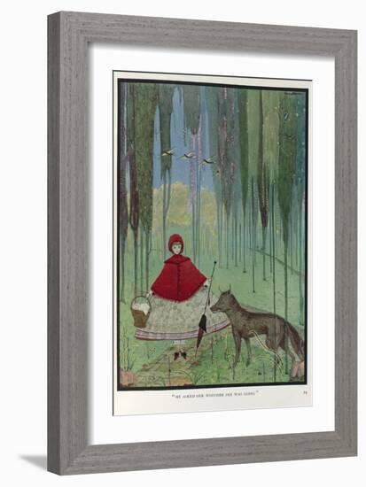 Little Red Riding Hood-null-Framed Giclee Print