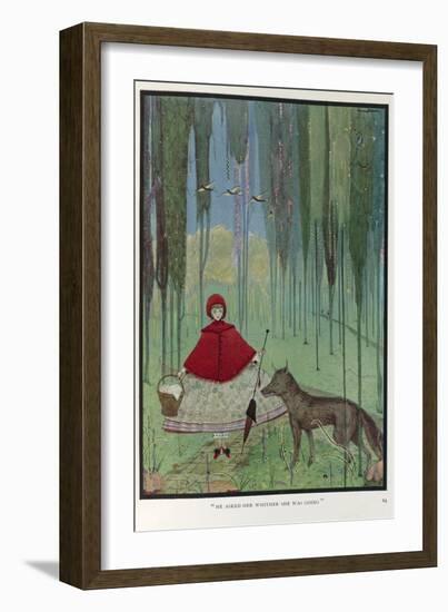 Little Red Riding Hood-null-Framed Giclee Print