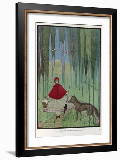 Little Red Riding Hood-null-Framed Giclee Print