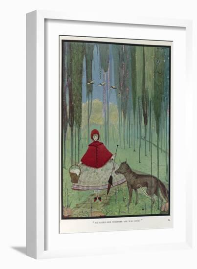 Little Red Riding Hood-null-Framed Giclee Print