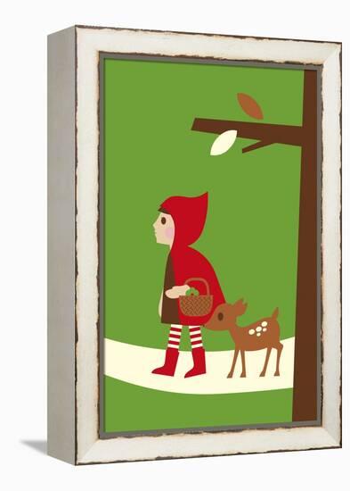 Little Red Riding Hood-Dicky Bird-Framed Premier Image Canvas