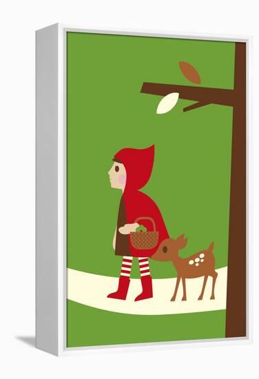 Little Red Riding Hood-Dicky Bird-Framed Premier Image Canvas