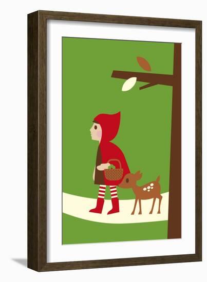 Little Red Riding Hood-Dicky Bird-Framed Giclee Print