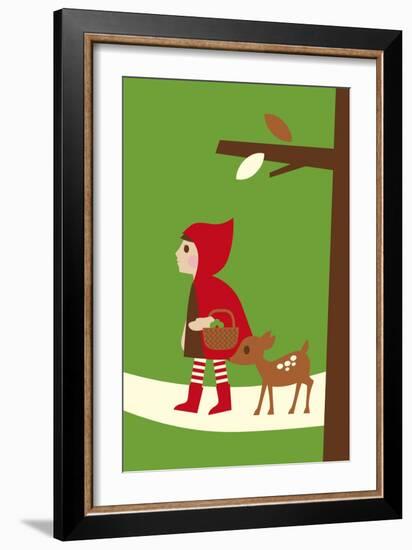 Little Red Riding Hood-Dicky Bird-Framed Giclee Print