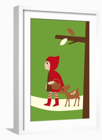 Little Red Riding Hood-Dicky Bird-Framed Giclee Print