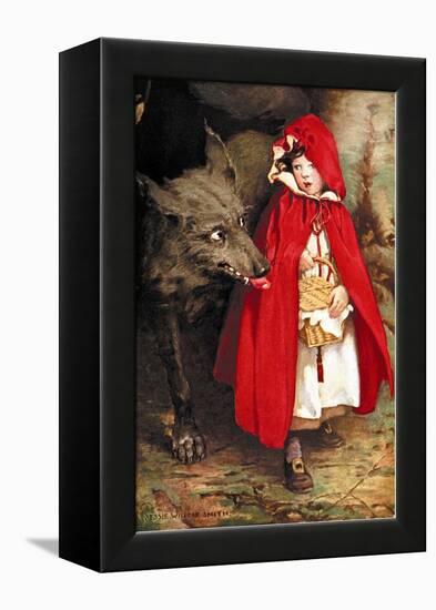 Little Red Riding Hood-Jessie Willcox-Smith-Framed Stretched Canvas