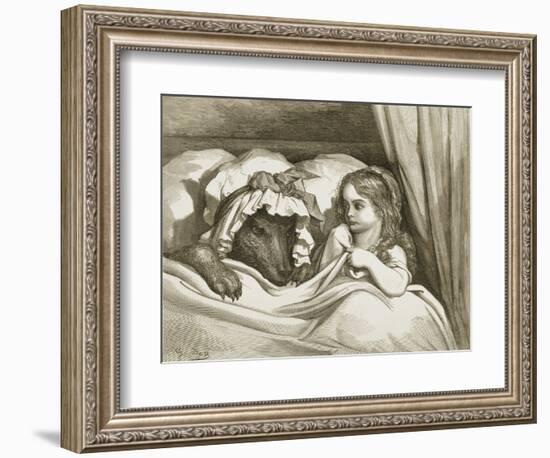 Little Red Riding Hood-Gustave Doré-Framed Giclee Print
