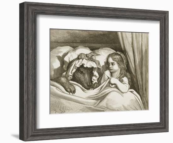 Little Red Riding Hood-Gustave Doré-Framed Giclee Print