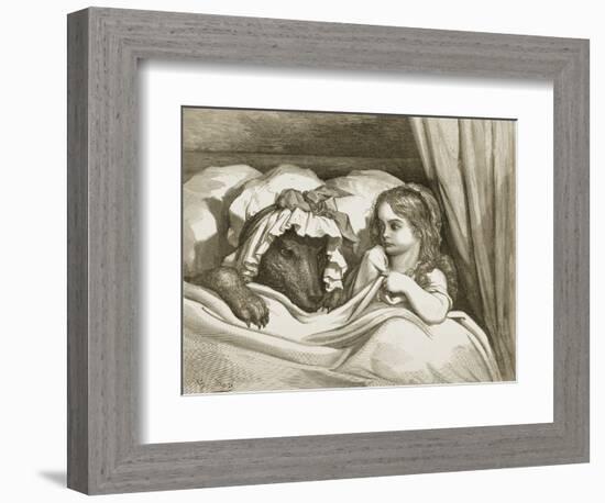 Little Red Riding Hood-Gustave Doré-Framed Giclee Print