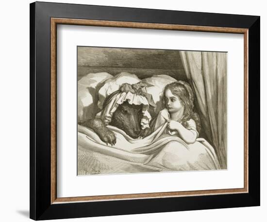 Little Red Riding Hood-Gustave Doré-Framed Giclee Print