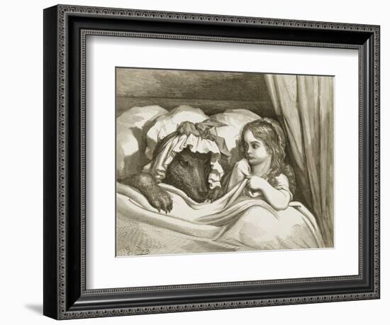 Little Red Riding Hood-Gustave Doré-Framed Giclee Print