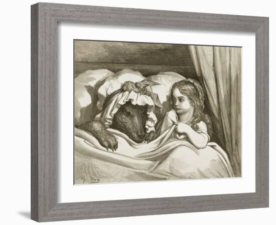 Little Red Riding Hood-Gustave Doré-Framed Giclee Print