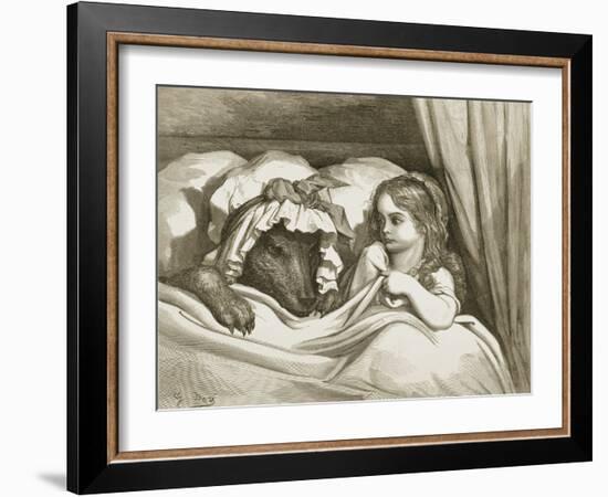 Little Red Riding Hood-Gustave Doré-Framed Giclee Print