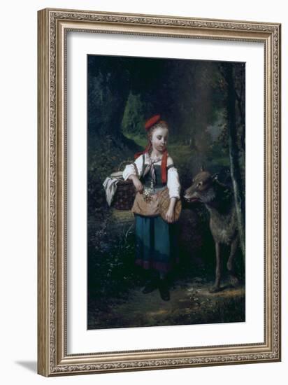 Little Red Riding Hood-Louis Cabaillot Lasalle-Framed Giclee Print