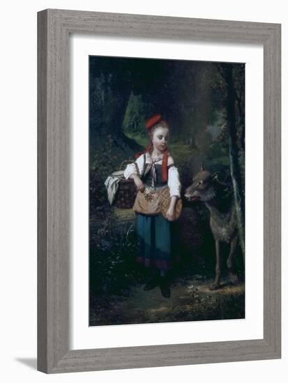 Little Red Riding Hood-Louis Cabaillot Lasalle-Framed Giclee Print