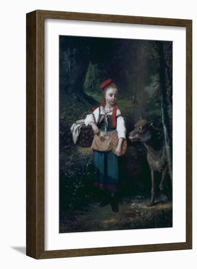 Little Red Riding Hood-Louis Cabaillot Lasalle-Framed Giclee Print