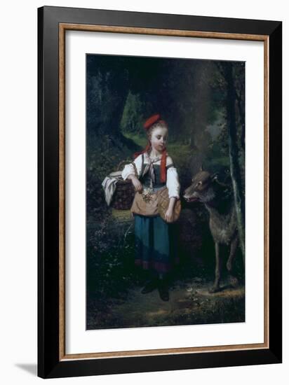 Little Red Riding Hood-Louis Cabaillot Lasalle-Framed Giclee Print