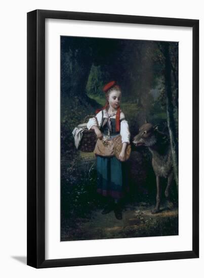 Little Red Riding Hood-Louis Cabaillot Lasalle-Framed Giclee Print
