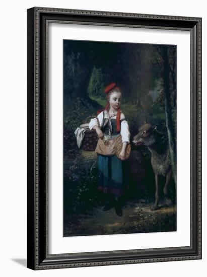 Little Red Riding Hood-Louis Cabaillot Lasalle-Framed Giclee Print