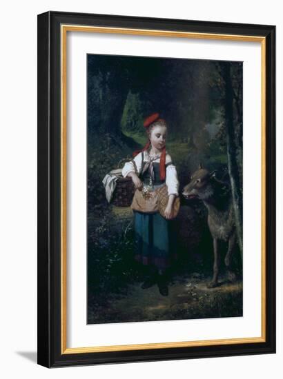 Little Red Riding Hood-Louis Cabaillot Lasalle-Framed Giclee Print