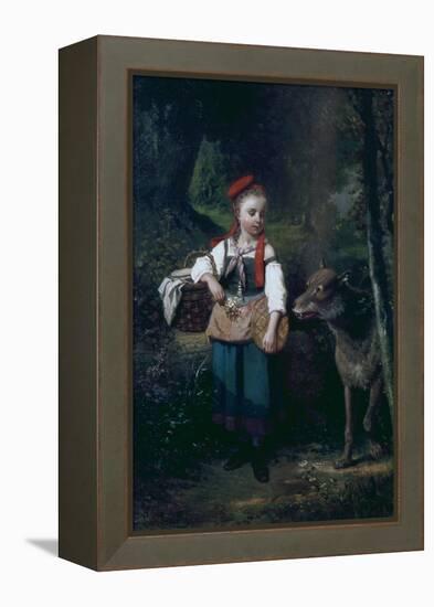 Little Red Riding Hood-Louis Cabaillot Lasalle-Framed Premier Image Canvas