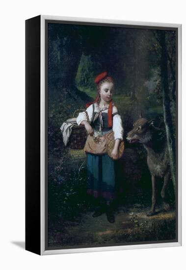 Little Red Riding Hood-Louis Cabaillot Lasalle-Framed Premier Image Canvas