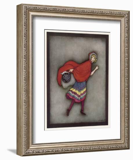 Little Red Riding Hood-Jennie Harbour-Framed Art Print