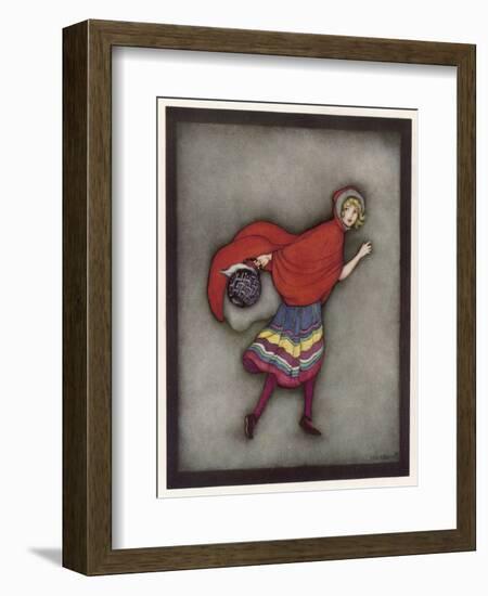 Little Red Riding Hood-Jennie Harbour-Framed Art Print