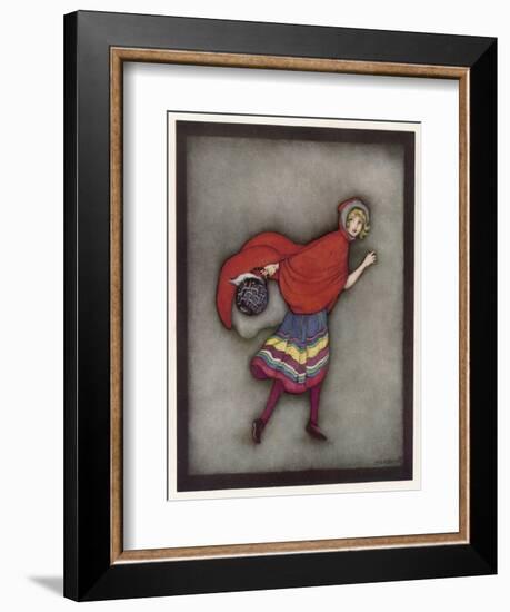 Little Red Riding Hood-Jennie Harbour-Framed Art Print