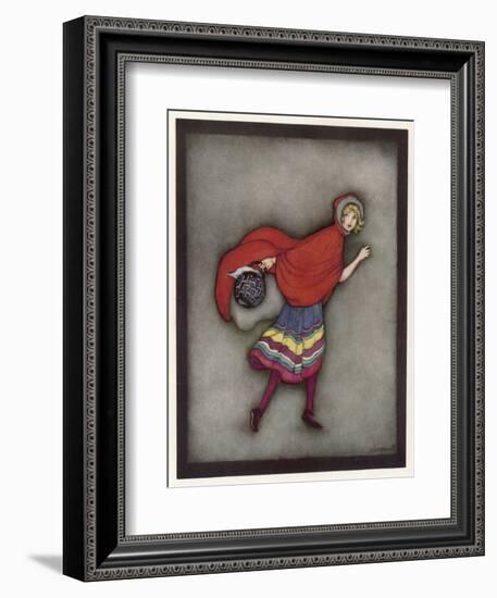 Little Red Riding Hood-Jennie Harbour-Framed Art Print