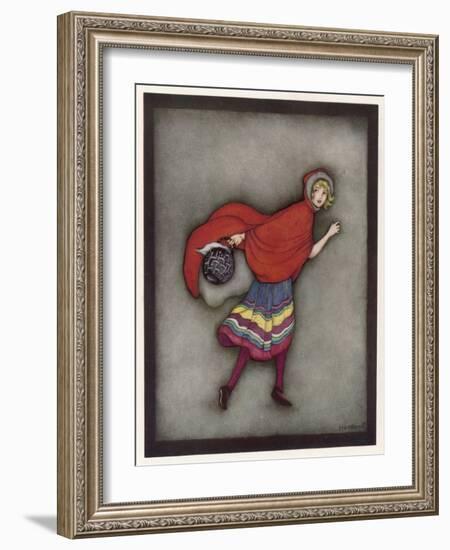 Little Red Riding Hood-Jennie Harbour-Framed Art Print