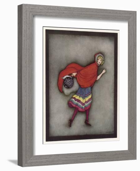 Little Red Riding Hood-Jennie Harbour-Framed Art Print