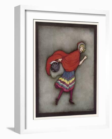 Little Red Riding Hood-Jennie Harbour-Framed Art Print