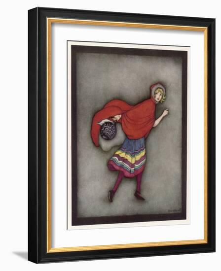 Little Red Riding Hood-Jennie Harbour-Framed Art Print