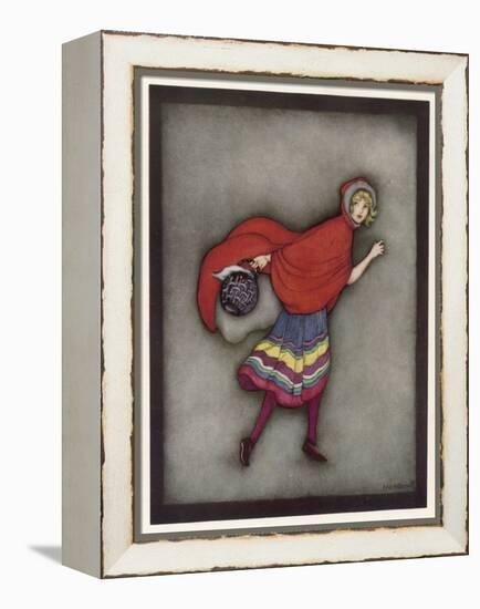 Little Red Riding Hood-Jennie Harbour-Framed Stretched Canvas