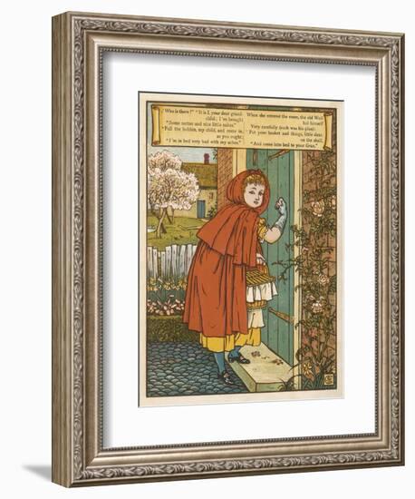 Little Red Riding Hood-Walter Crane-Framed Art Print