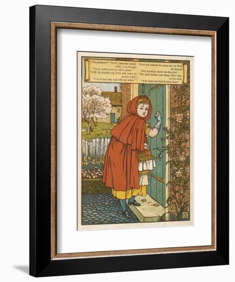 Little Red Riding Hood-Walter Crane-Framed Art Print