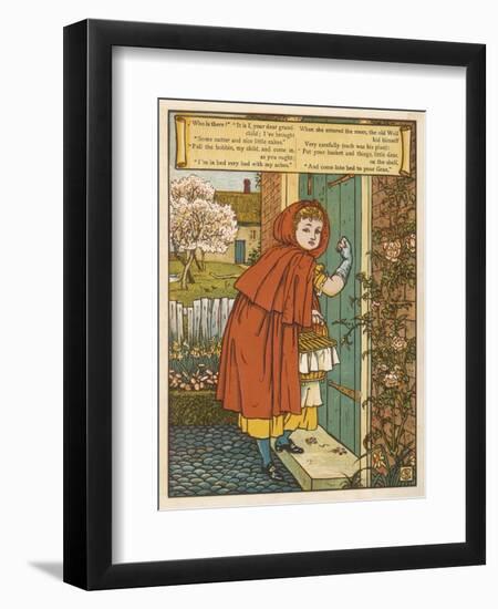 Little Red Riding Hood-Walter Crane-Framed Art Print